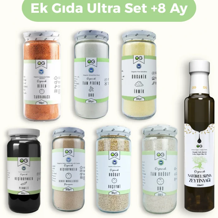 BUĞZ OG Natural Bebek Ek Gıda Hazırlama Seti ULTRA +8 AY