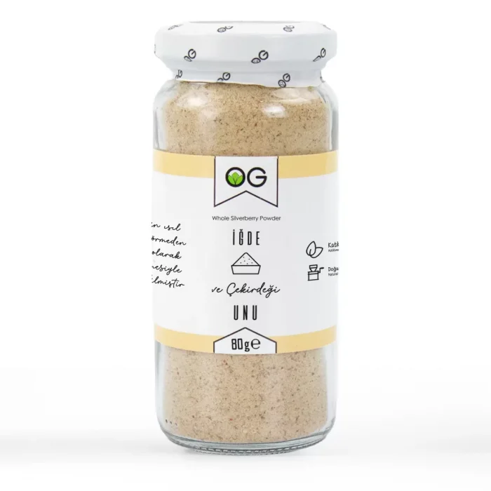 BUĞZ OG Natural İğde ve Çekirdeği Unu (80 gr) 5li Set