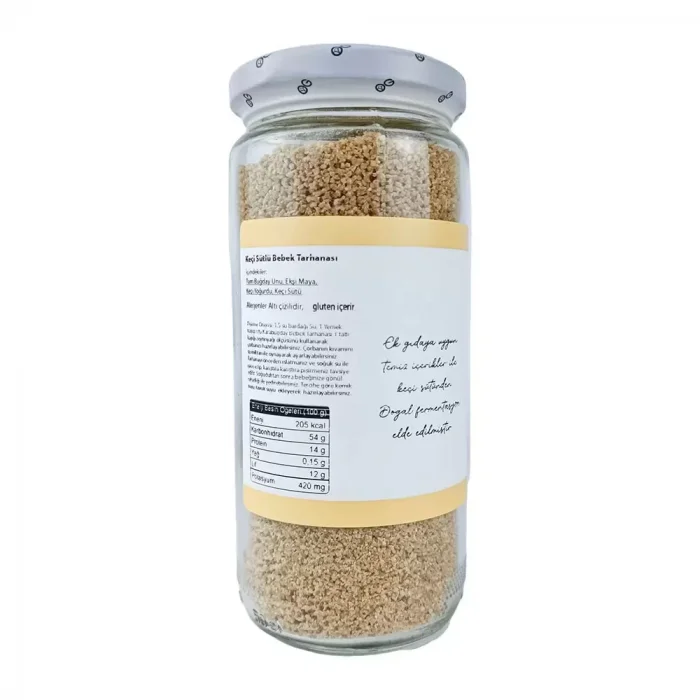 BUĞZ OG Natural Keçi Sütlü Bebek Tarhanası +6 Ay (300 gr)