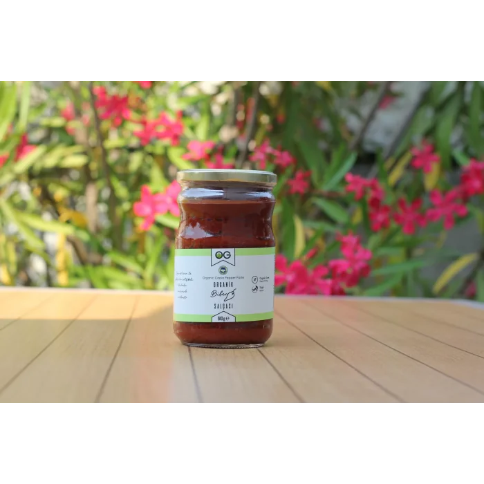 BUĞZ OG Natural Organik Biber Salçası (610 gr)