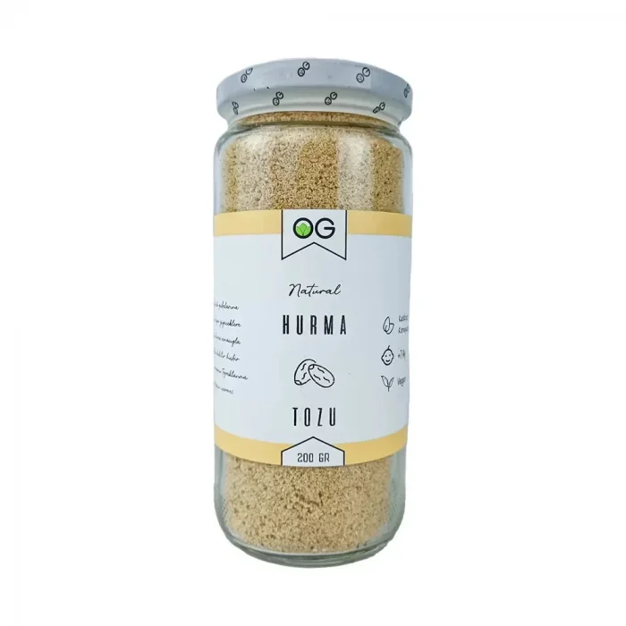 BUĞZ OG Natural Organik Hurma Tozu (200 gr)