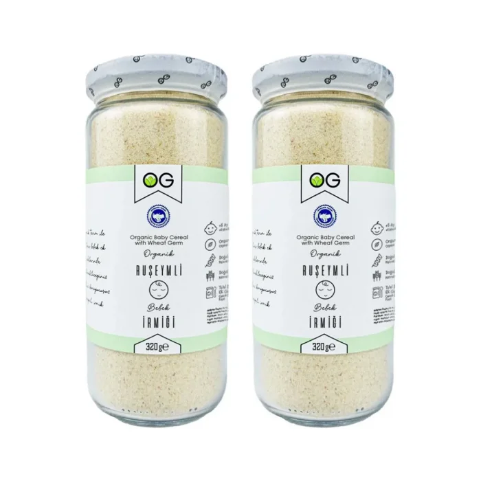 BUĞZ OG Natural Organik Ruşeymli Bebek İrmiği (320 gr) 2li Set