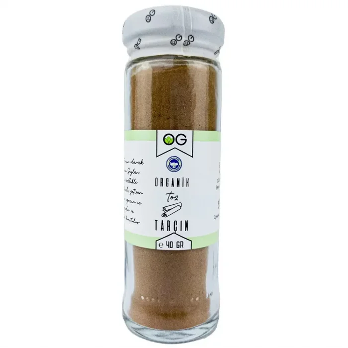BUĞZ OG Natural Organik Toz Tarçın (40 gr)