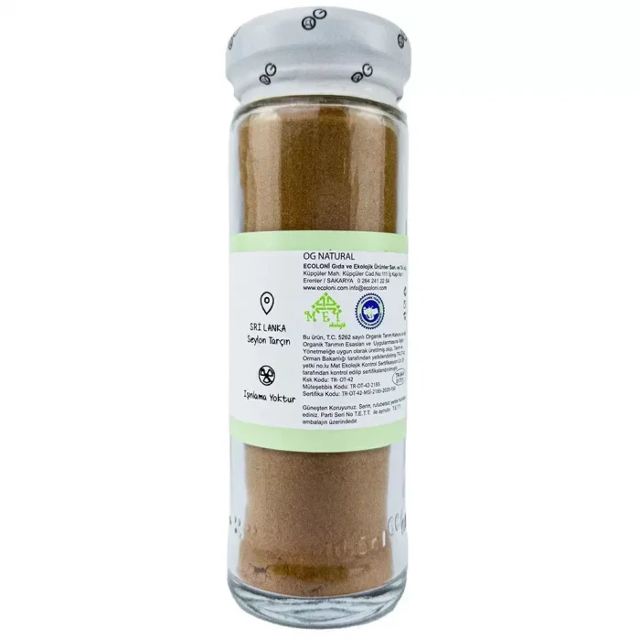 BUĞZ OG Natural Organik Toz Tarçın (40 gr)