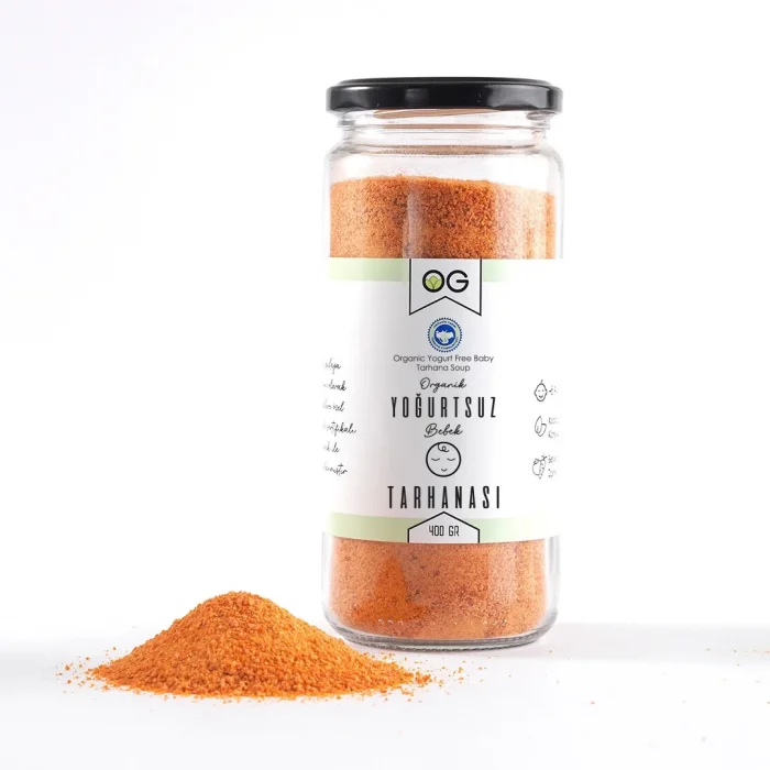 BUĞZ OG Natural Organik Yoğurtsuz Bebek Tarhanası +6 Ay (400 gr)