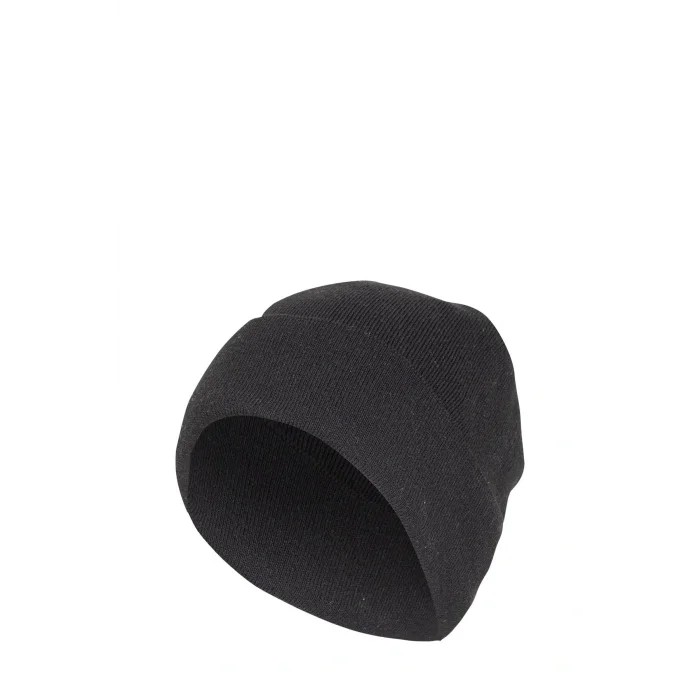 Oil Company Siyah Polar Katmanlı Unisex Bere