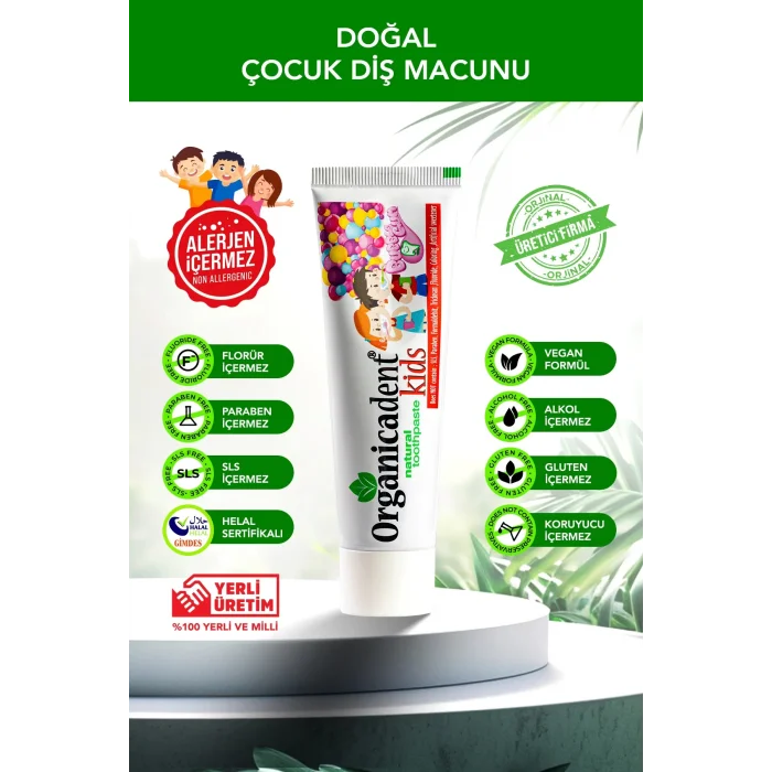 BUĞZ Organicadent Doğal Çocuk Diş Macunu (50 ml)