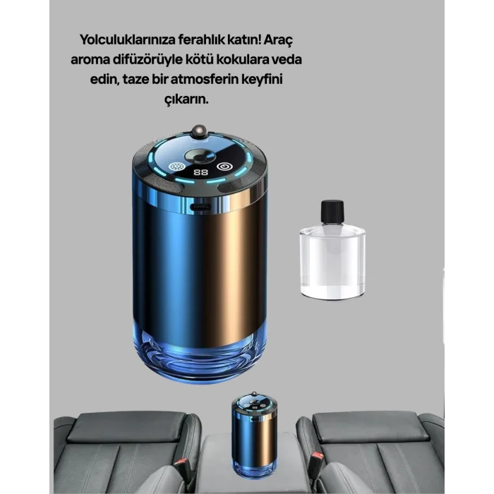 Otomatik Açma Kapama Özellikli Araç Difüzör Nemlendirici