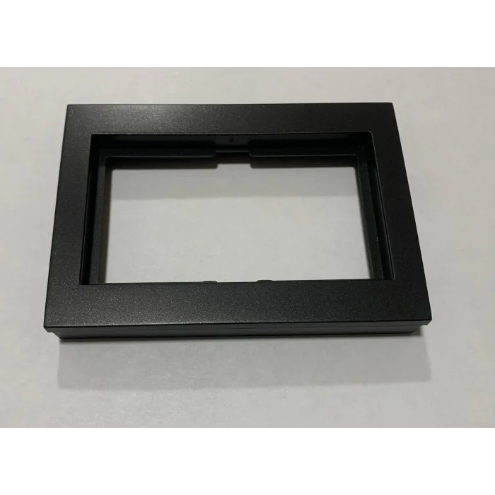 Ovivo Metalik Siyah İkili Topraklı Priz Çerçevesi Grano