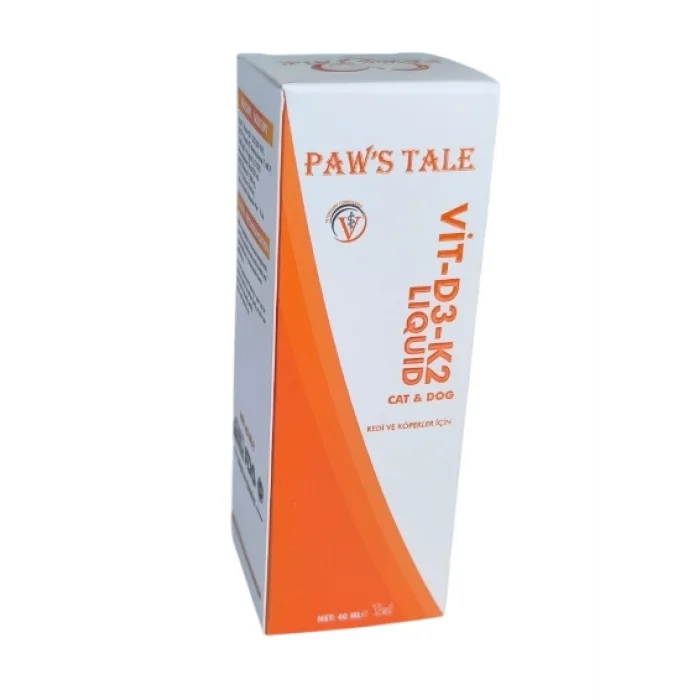 Paws Tale Vitamin D3 - K2 Vitamini Liquid 40 ML