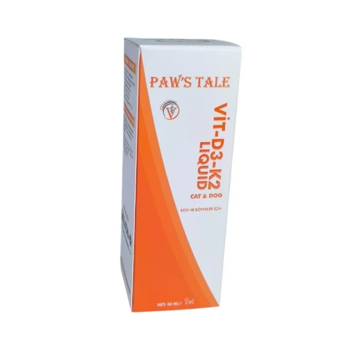 Paws Tale Vitamin D3 - K2 Vitamini Liquid 40 ML