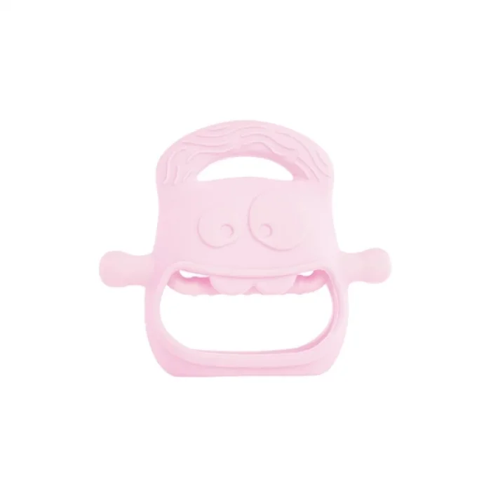 Pembe Bebek Silikon Diş Kaşıyıcı