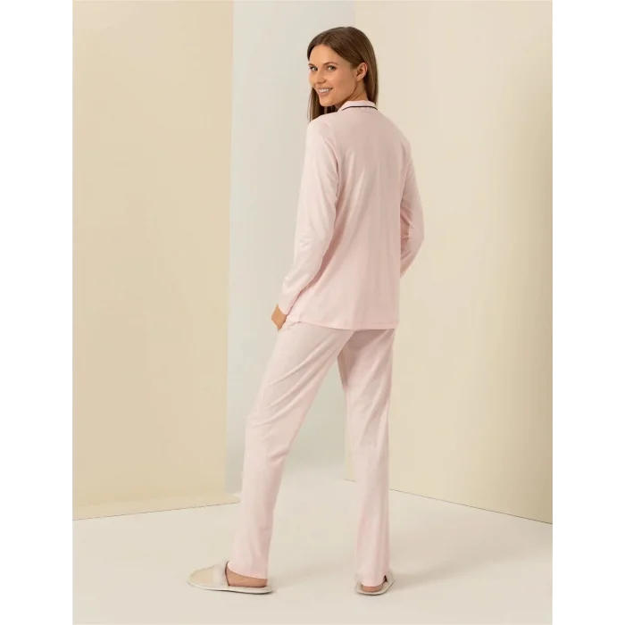 Pıerre Cardın 7717-S Bayan Gömlek Pijama Takımı