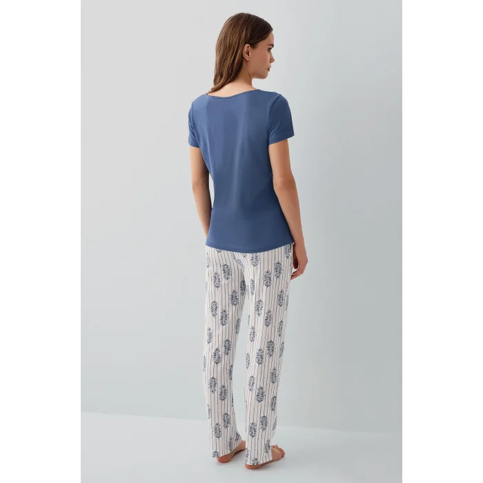 Pierre Cardin 9214-S Kadın Kısa Kol Pijama Takımı