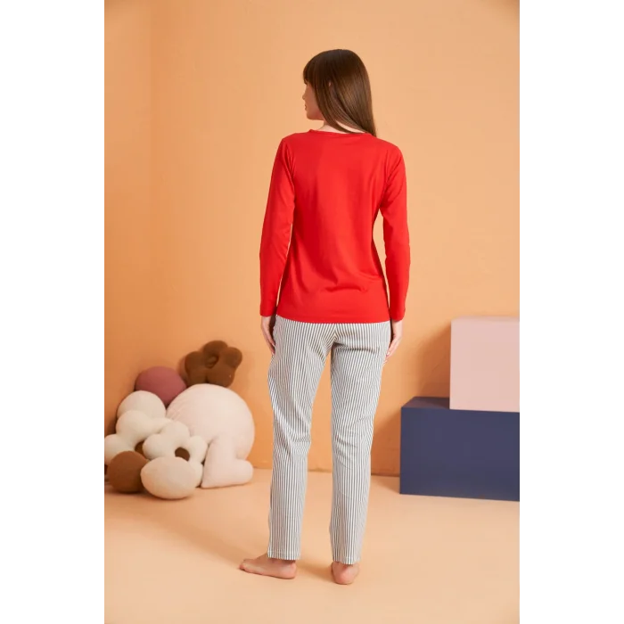 Pjs 28062 Kadın Patlı Pijama Takım