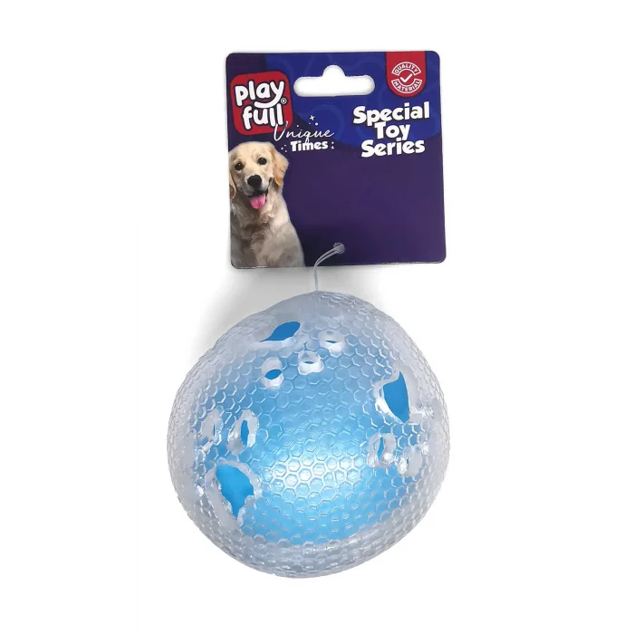Playfull Kauçuk Sesli Top Köpek Oyuncağı 7,5 Cm