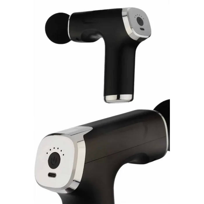 Şarjlı Masaj Tabancası 4 Başlıklı Mini Masaj Tabancası ve Masaj Aleti