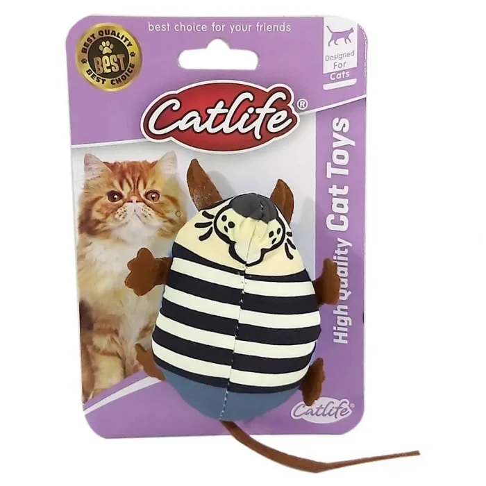 Sevimli Kumaş Fare Kedi Oyuncağı 17 cm Çeşitli Renklerde