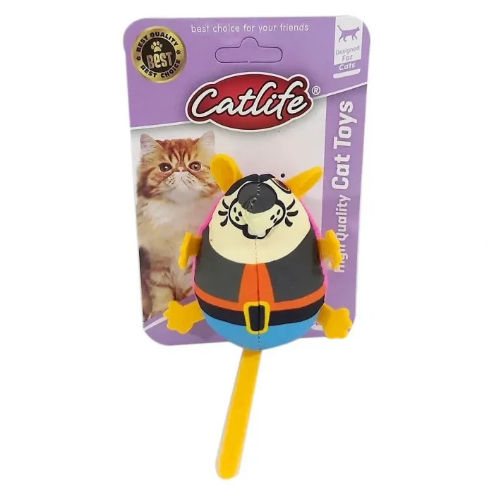 Sevimli Kumaş Fare Kedi Oyuncağı 17 cm Çeşitli Renklerde