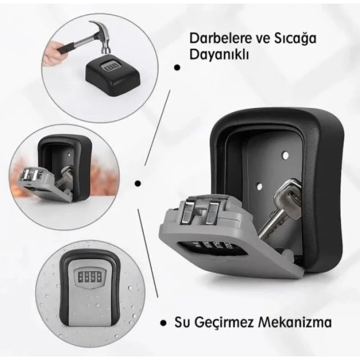 Şifreli Anahtar ve Eşya Saklama Güvenlik Kasası