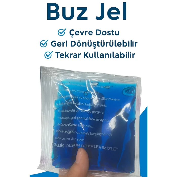 Soğuk Sıcak Kullanıma Uygun 1 Adet Jel Kompres – Termojel Paket