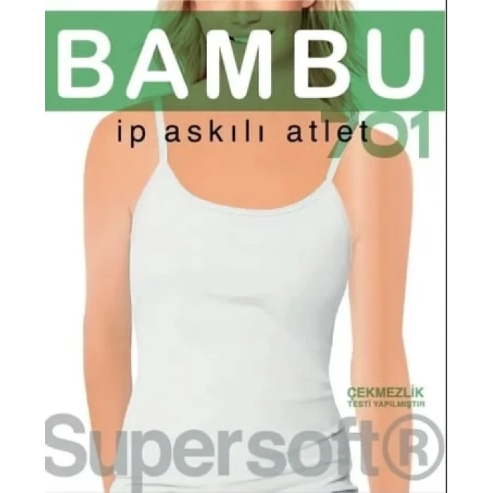Star 701 Kadın  Bambu İp Askılı  Atlet