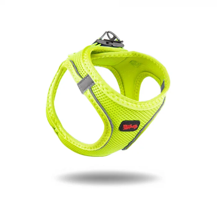Tailpetz Air Mesh Köpek Göğüs Tasması 3XSmall 24-28 cm Neo Lime
