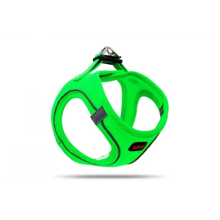 Tailpetz Air Mesh Köpek Göğüs Tasması XSmall 32x36 cm Neon Yeşil