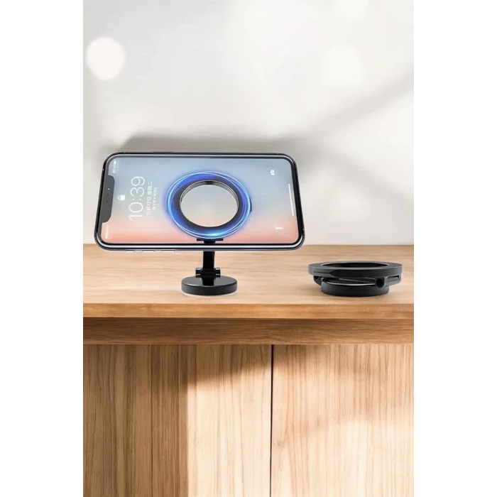 Telefon Tutucu Tüm Arabalara Uyumlu Araç İçi Katlanabilir Manyetik Tasarım
