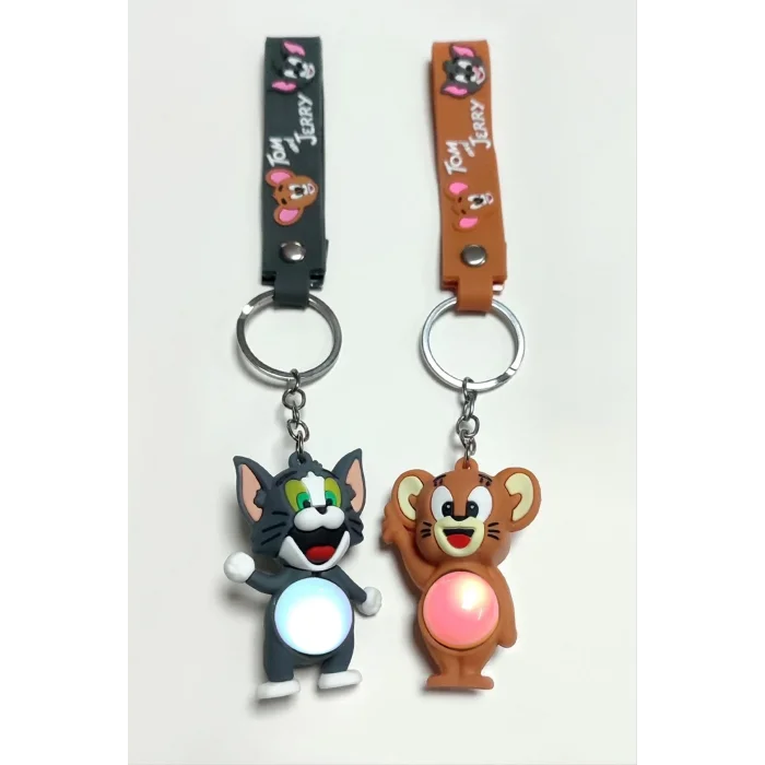 Tm ve Jry Işıklı Silikon Anahtarlık