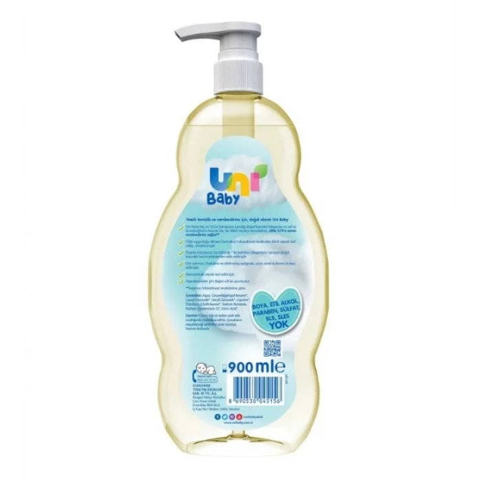 Uni Baby Bebek Saç Ve Vücut Şampuanı 900 ml