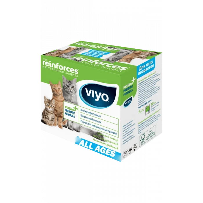 Viyo Reinforces Tüm Yaş Grubu Kediler İçin Ek Besin Takviyesi 7x30 ml