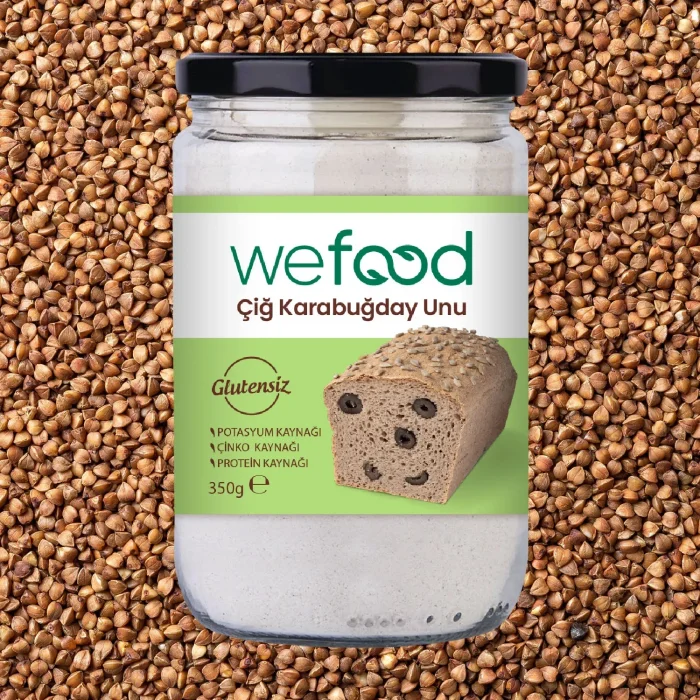 BUĞZ Wefood Çiğ Karabuğday Unu Glutensiz (350 gr)