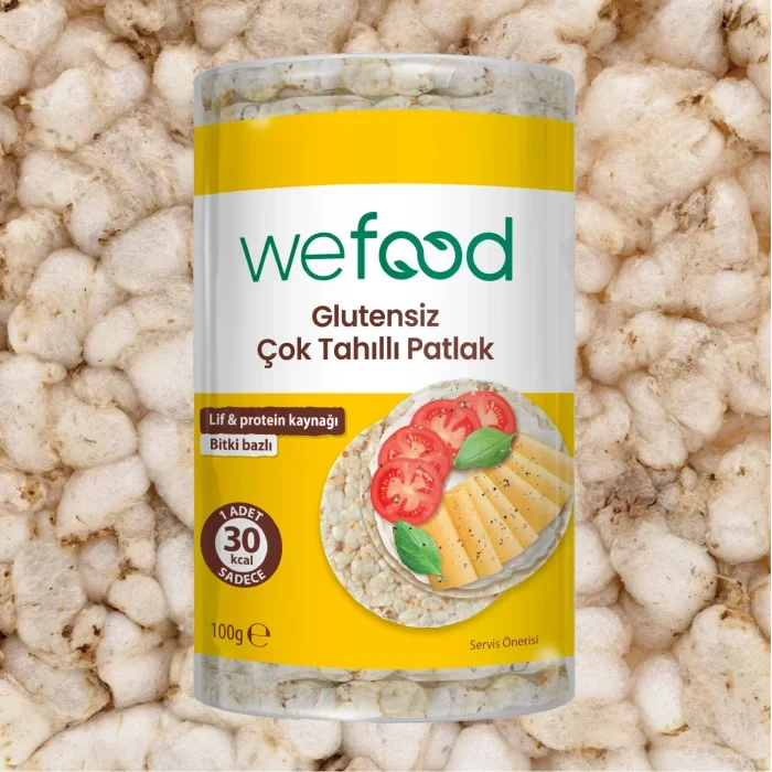 BUĞZ Wefood Çok Tahıllı Patlak (100 gr) 5li Set