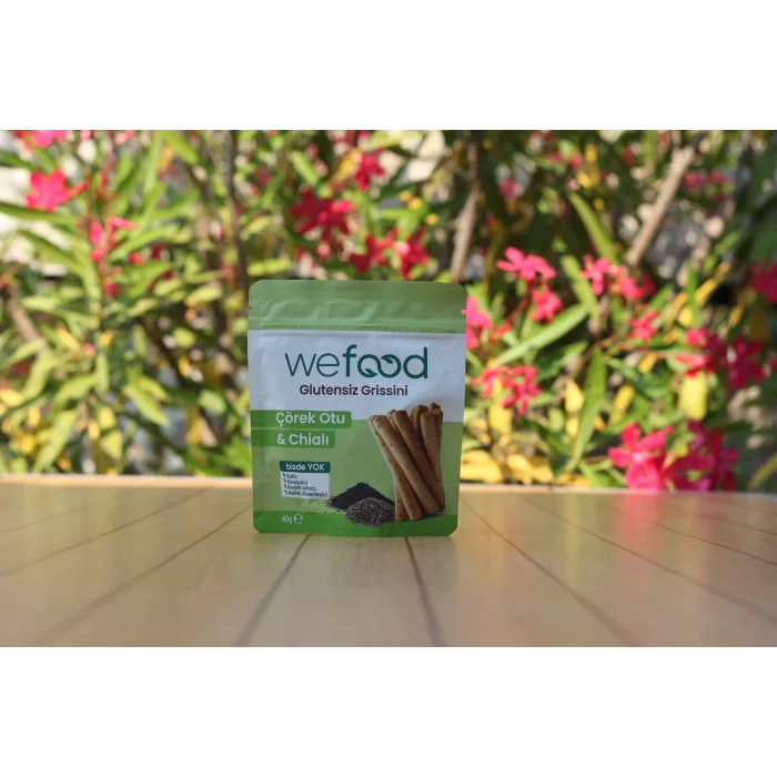 BUĞZ Wefood Glutensiz Grissini Çörek Otu & Chialı 40 Gr