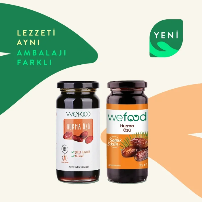 BUĞZ Wefood Hurma Özü Soğuk Sıkım (315 gr)