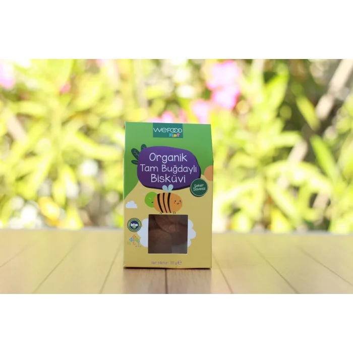 BUĞZ Wefood Kids Organik Tam Buğdaylı Bisküvi (55 gr)