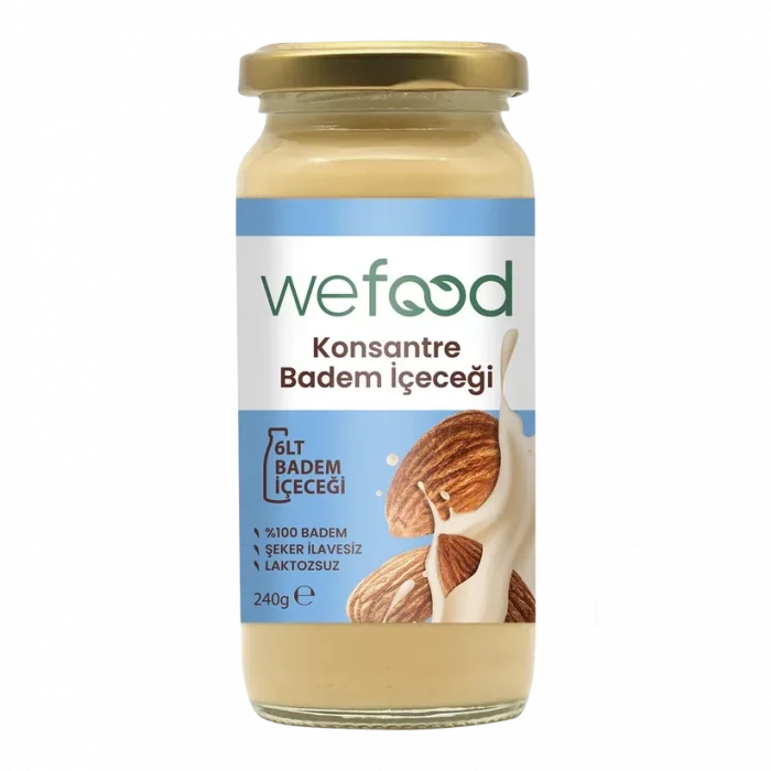 BUĞZ Wefood Konsantre Badem İçeceği (%100 Badem) 240 gr