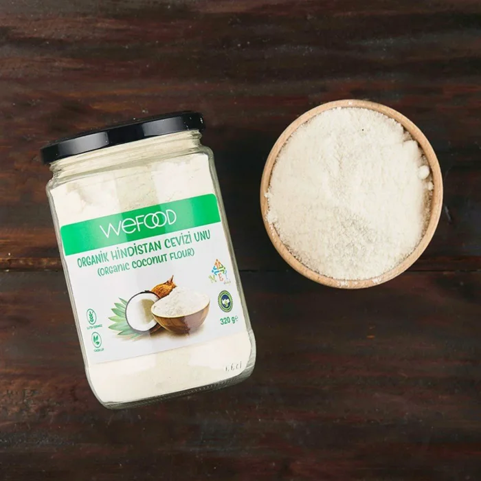 BUĞZ Wefood Organik Glutensiz Hindistan Cevizi Unu (320 gr)