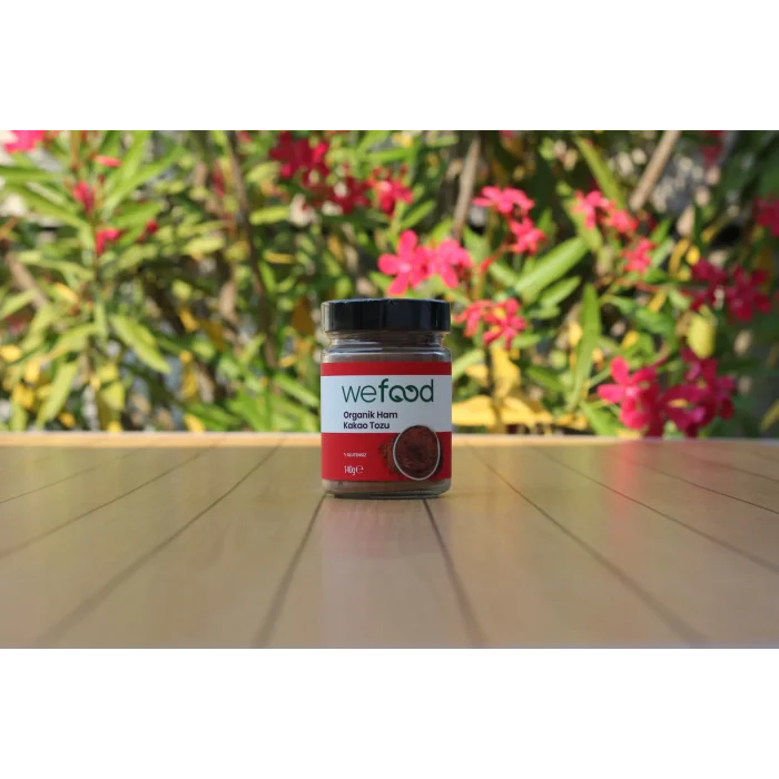 BUĞZ Wefood Organik Ham Kakao Tozu 140 gr | Saf, Besleyici ve Lezzetli