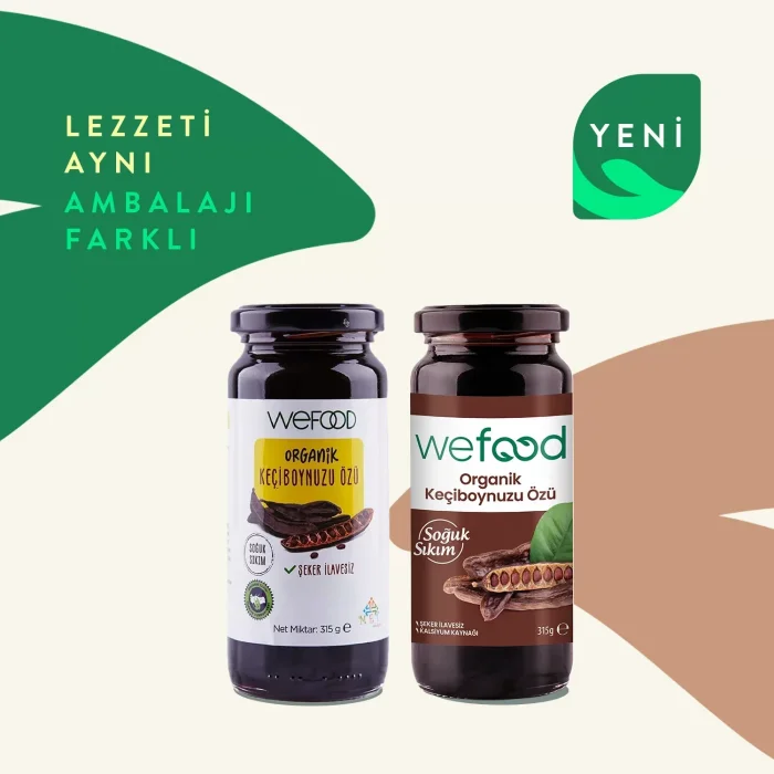 BUĞZ Wefood Organik Keçiboynuzu Özü Soğuk Sıkım (315 gr)