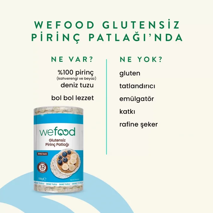 BUĞZ Wefood Pirinç Patlağı (100 gr)