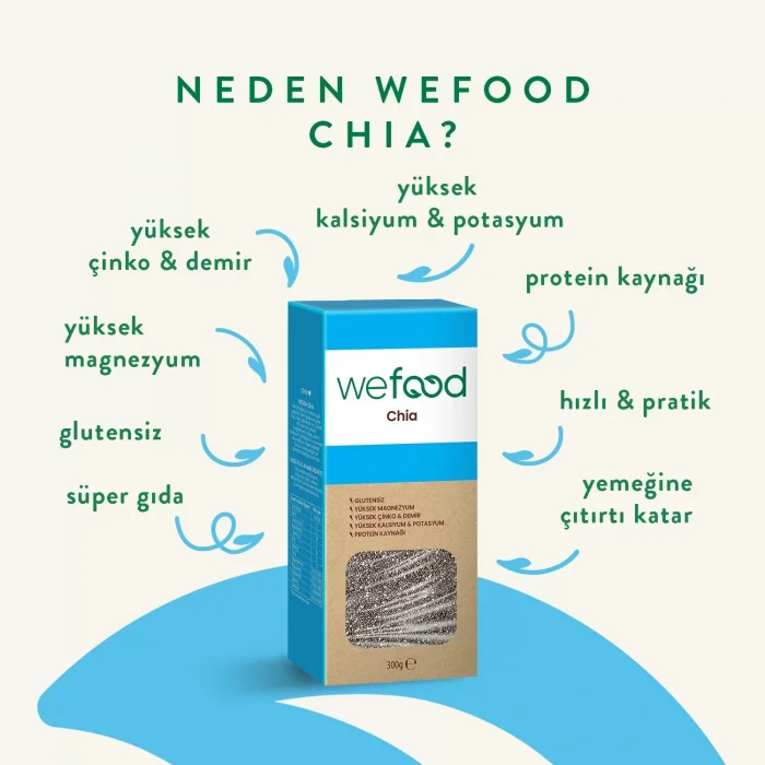 BUĞZ Wefood Siyah Chia (300 gr)