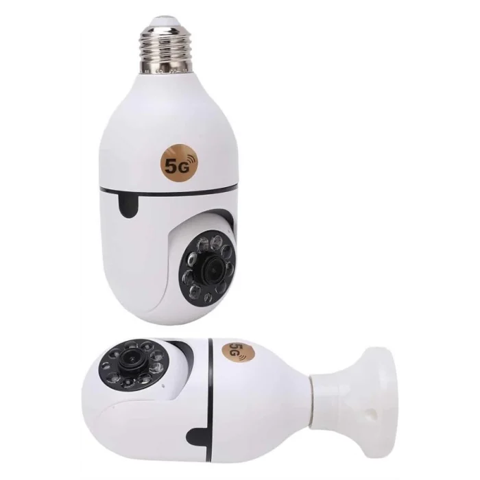 Wifi Güvenlik Kamerası 360 Derece Dönebilen Harekete Duyarlı Gece Görüşlü Ampul (Kopya)