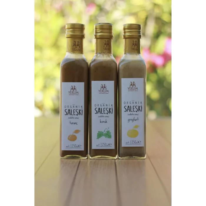 BUĞZ Yerlim Organik Saleşki 3lü Set (Salata Sosu)