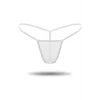 Beyaz Transparan Tül String Tanga TM0368