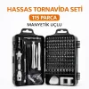 BUĞZ 115 Parça Manyetik Uçlu Hassas Tornavida Seti