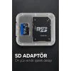 BUĞZ 256 GB Micro SD Hafıza Kartı ve SD Adaptör - BUĞZ