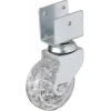 BUĞZ 328 - 50x20 Mm Şeffaf Makaralı Kısa U Tablalı Teker 4 Adet