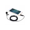 BUĞZ 3.5mm Jak 1.5 Metre Double Mikrofon - Siyah